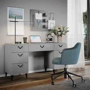 Bureau grijs 150x45x78.1 anett Bureau grijs 150x45x78.1 anett