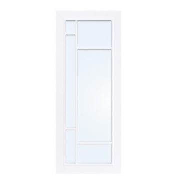 Arne & Bodil binnendeur ABD500 blank glas – extra wit afgelakt – glaslat extra wit