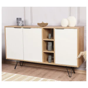 Buffet 3 nissen en 3 deuren L142 cm – Clara Buffet 3 nissen en 3 deuren L142 cm – Clara