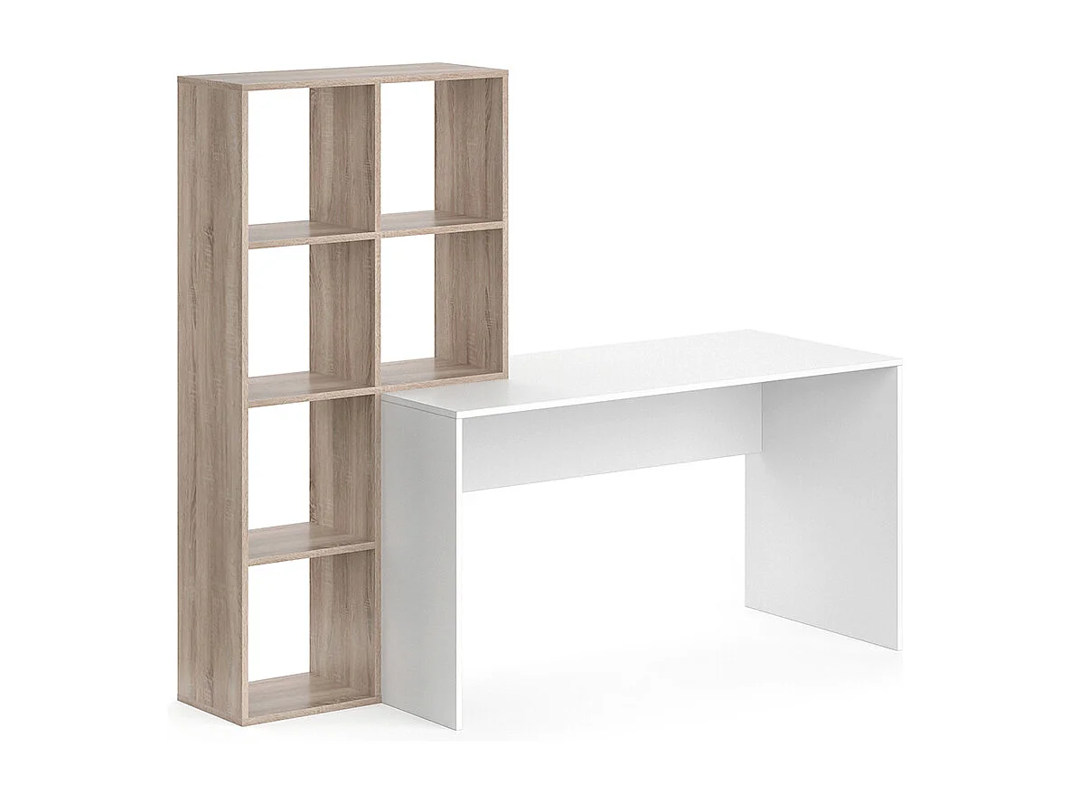 Bureau wit/sonoma 166.8x59x143 mara