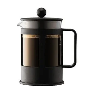 Cafetière met Zuiger BODUM Kenya, 4 Kopjes, 0,5 L, Zwart