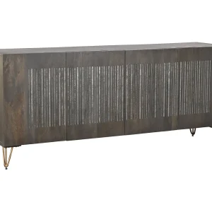 Buffet met metalen handgreep 177x45x77 bruin