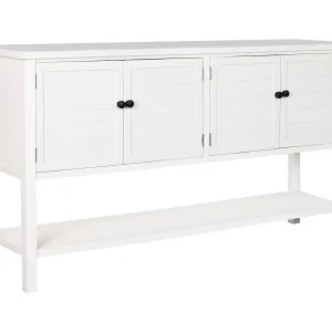 Buffetkast van vurenhout, MDF, 160x40x86 cm, wit. Buffetkast van vurenhout, MDF, 160x40x86 cm, wit.