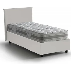 Italia Talamo Eenpersoonsbed Cesidia Wit Matras Inclusief Afneembaar, Opslagruimte Made in Italy Italia Talamo Eenpersoonsbed Cesidia Wit Matras Inclusief Afneembaar, Opslagruimte Made in Italy