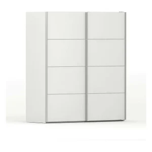 Cassano 2-deurskast, Slaapkamermeubel, Inloopkast, Kledingkast, 182×64 h202 cm, Wit Cassano 2-deurskast, Slaapkamermeubel, Inloopkast, Kledingkast, 182×64 h202 cm, Wit