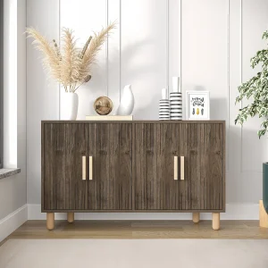 Moderne Bruin Houten Buffet "Roger" – 120 x 30 x 74 cm – Elegant Design