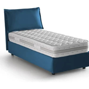 Talamo Italia Eenpersoonsbed Carolina blauw: Matras Inclusief, Afneembaar, Opslag Made in Italy Talamo Italia Eenpersoonsbed Carolina blauw: Matras Inclusief, Afneembaar, Opslag Made in Italy