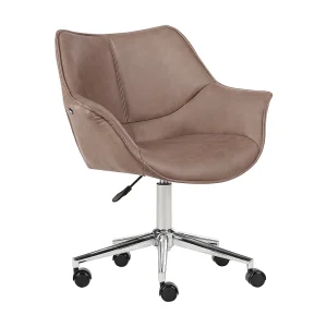 Bureaustoel Lichtbruin NEWDALE Bureaustoel Lichtbruin NEWDALE