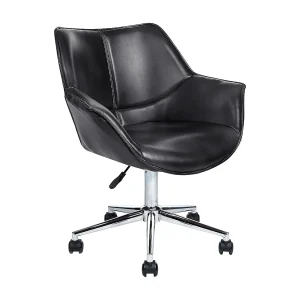 Bureaustoel kunstleer zwart NEWDALE Bureaustoel kunstleer zwart NEWDALE
