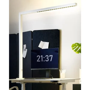LED vastklembare bureaulamp VOLANS Met dimmer Metaal Wit LED vastklembare bureaulamp VOLANS Met dimmer Metaal Wit