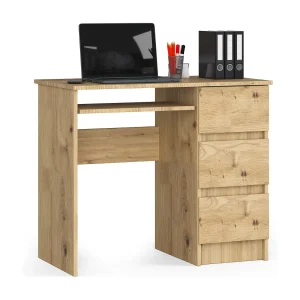 Bureau Rechts A-6 / Computerbureau / Computer Tafel / Bureautafel Rechts / Artisan Eik / 90 x 77 x 50 cm Bureau Rechts A-6 / Computerbureau / Computer Tafel / Bureautafel Rechts / Artisan Eik / 90 x 77 x 50 cm