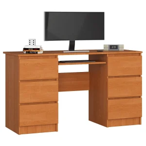 Bureau A-11 met 6 Lades Olijfhout Laminering Bureau A-11 met 6 Lades Olijfhout Laminering