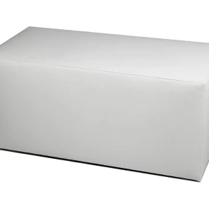 BucureÈ™ti poef, Multifunctionele fauteuil, Zitzak, Voetenbank poef, Made in Italy, 40×90 h42 cm, Wit BucureÈ™ti poef, Multifunctionele fauteuil, Zitzak, Voetenbank poef, Made in Italy, 40×90 h42 cm, Wit