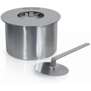 Brûleur rond pour cheminée au bioéthanol cheminée bio en acier inoxydable 2 lt d.20 cm