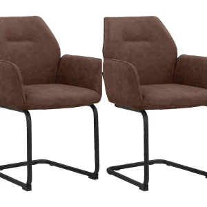 Capri Eetkamerstoel 2pk Bruin Capri Eetkamerstoel 2pk Bruin