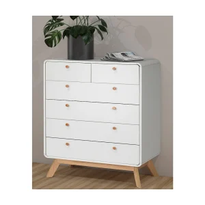 Cassie Commode 4+2 Deuren WitWit Cassie Commode 4+2 Deuren WitWit