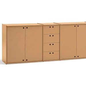 Buffetkast met 4 deuren en 4 lades, 197 x 80 cm Buffetkast met 4 deuren en 4 lades, 197 x 80 cm