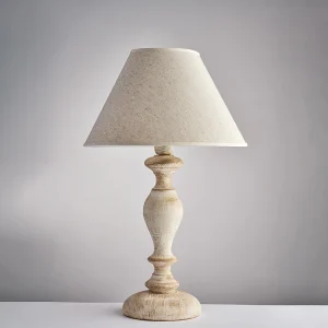 Cascina Lampe en bois blanc et gris tourterelle 1 lumière avec abat-jour dm.35 H.57 d.35 BL265-LM-BT Cascina Lampe en bois blanc et gris tourterelle 1 lumière avec abat-jour dm.35 H.57 d.35 BL265-LM-BT