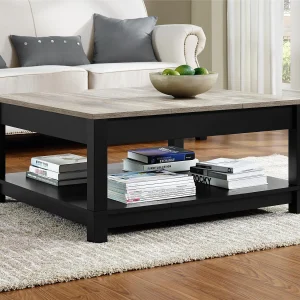 Carver | Salontafel in effet hout zwart Carver | Salontafel in effet hout zwart