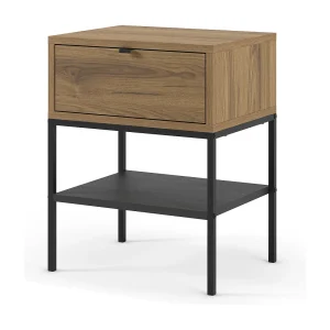 Chevet tafel met metalen poten, 45 x 56 cm