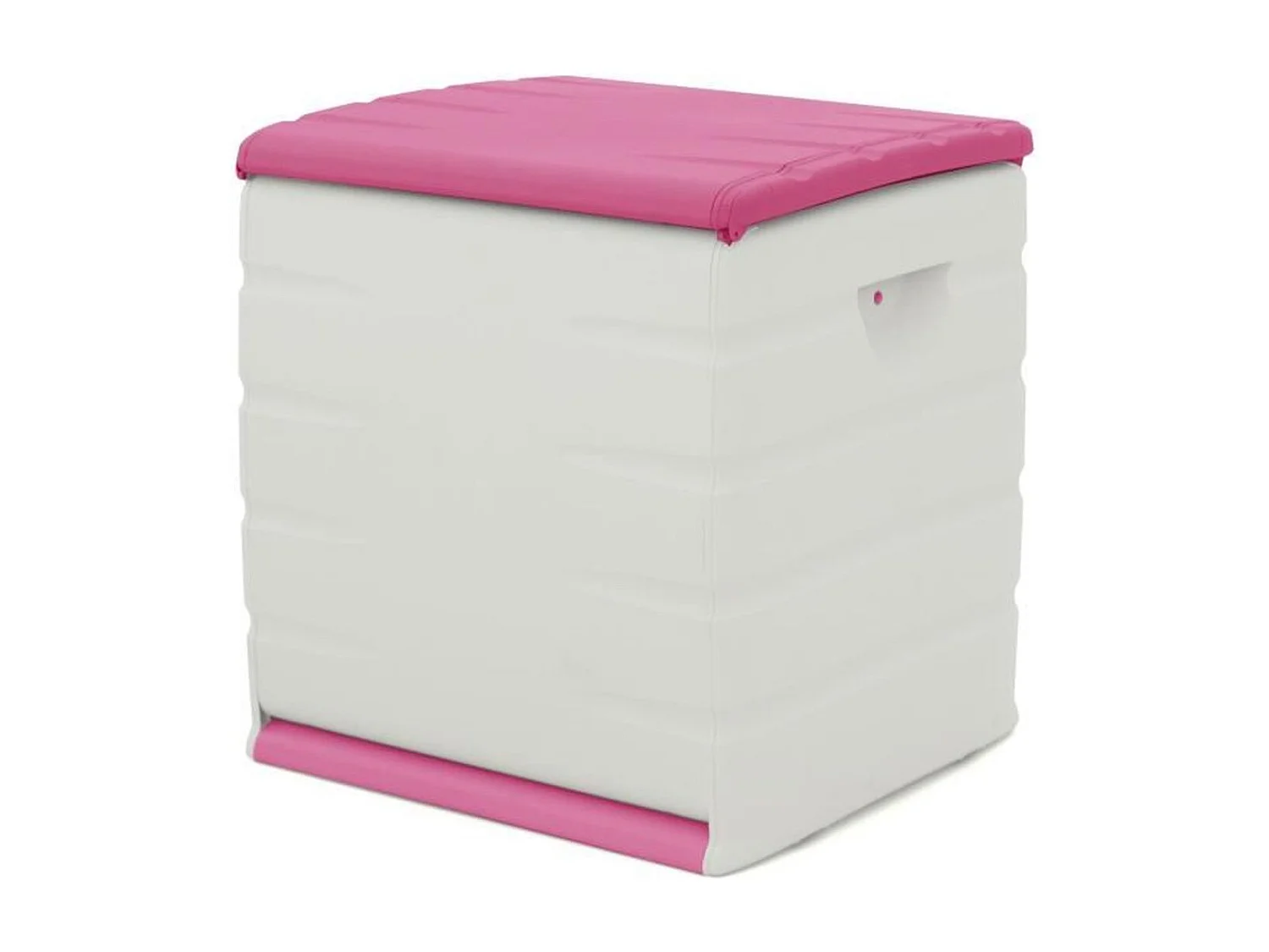 Buitenopbergkist PLASTIKEN Space Saver 190 L fuchsia afsluitbaar met wieltjes