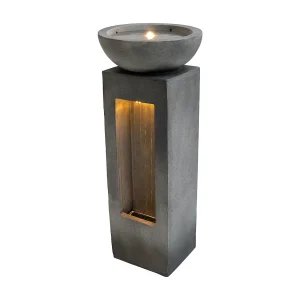 Cascade Buiten Waterornament Elektrisch Tuin Fontein LED Pomp Serenity Falls Cascade Buiten Waterornament Elektrisch Tuin Fontein LED Pomp Serenity Falls