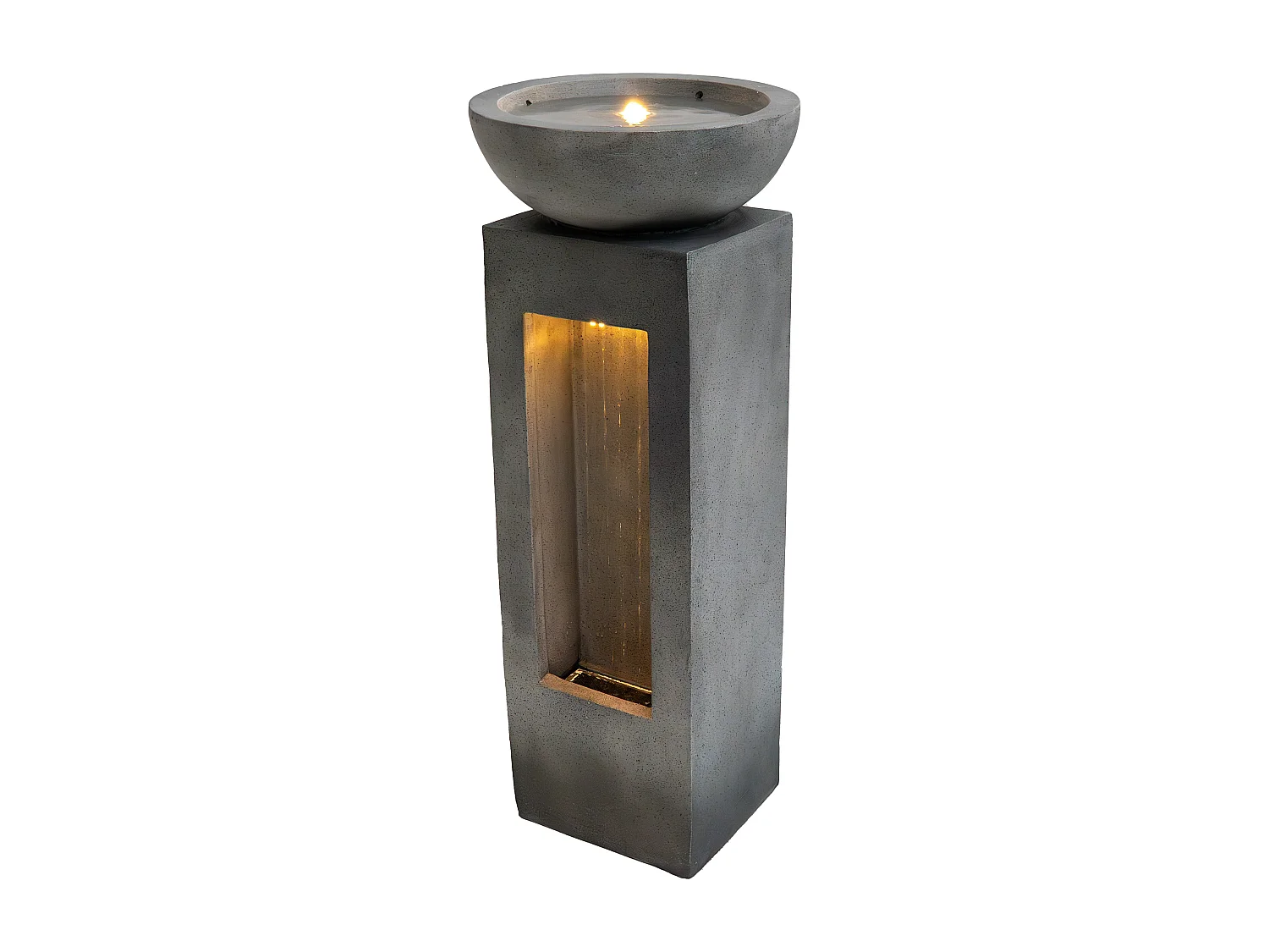 Cascade Buiten Waterornament Elektrisch Tuin Fontein LED Pomp Serenity Falls