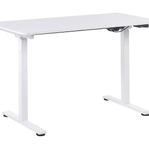 Bureau elektrisch verstelbaar wit 120 x 60 cm GRIFTON