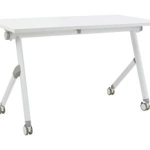 Inklapbaar bureau BENDI Wit 120 cm 60 cm met wielen Inklapbaar bureau BENDI Wit 120 cm 60 cm met wielen