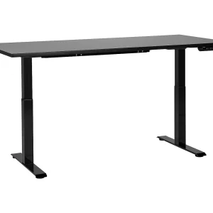 Bureau elektrisch verstelbaar zwart 180 x 80 cm DESTINES