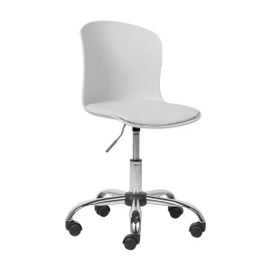 Bureaustoel kunstleer wit VAMO Bureaustoel kunstleer wit VAMO