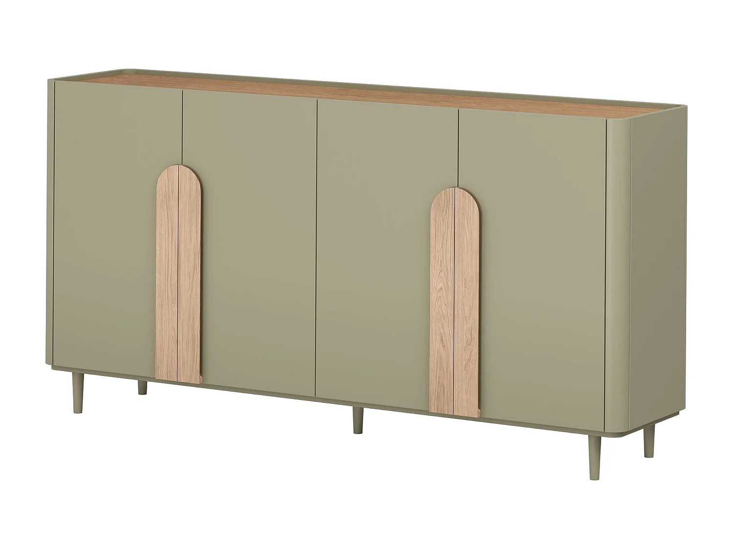 Buffet 4 deuren 8 planken