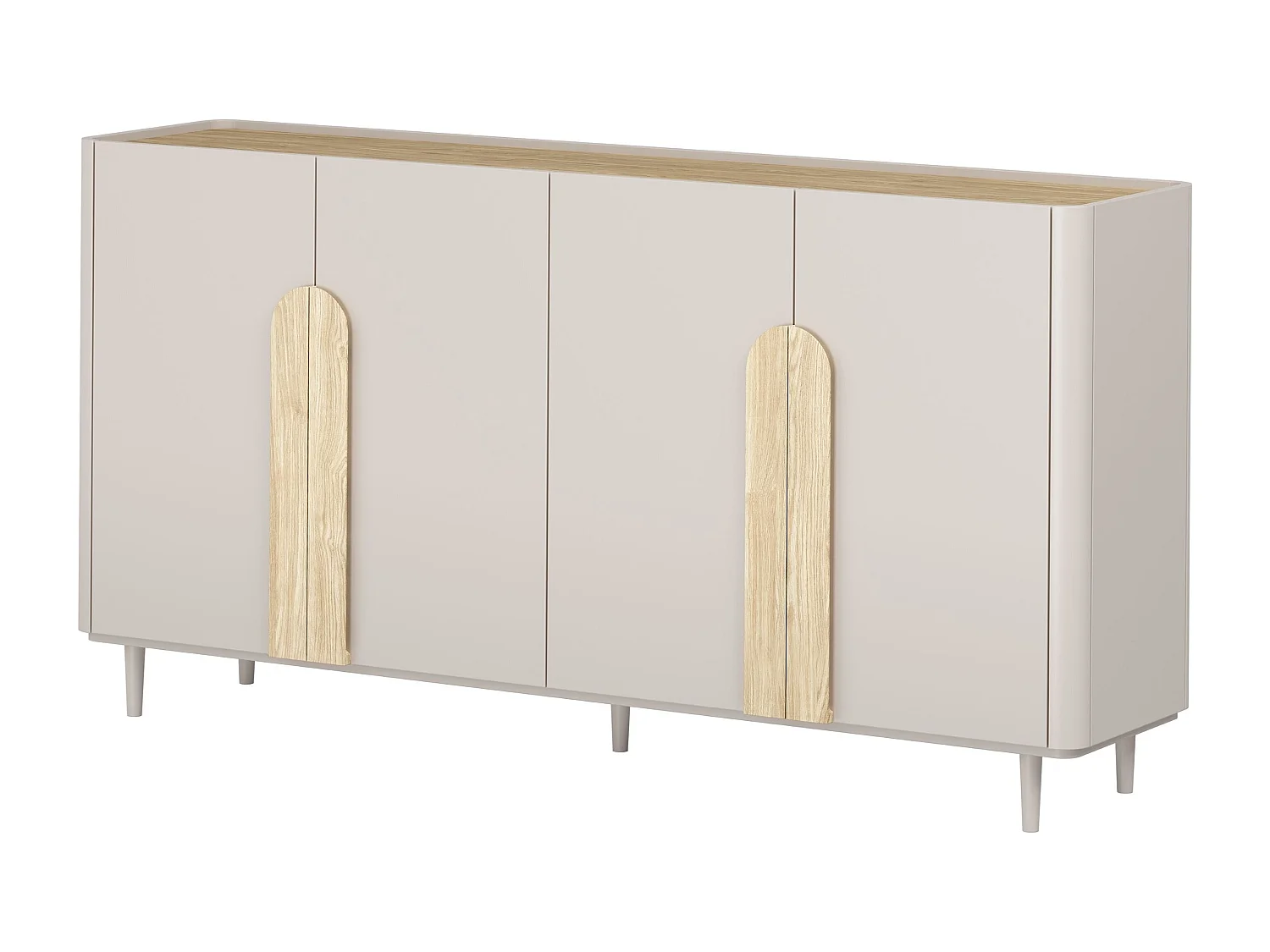 Buffet 4 deuren 8 planken