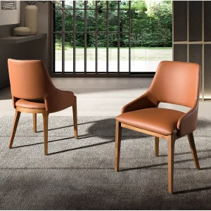 Bruine eco-leren stoel 4156 ANGEL CERDA Bruine eco-leren stoel 4156 ANGEL CERDA