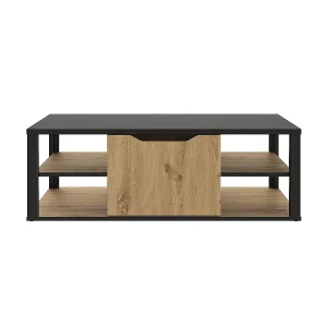 BUXTON salontafel met centraal opbergvak – Gemaakt in Frankrijk BUXTON salontafel met centraal opbergvak – Gemaakt in Frankrijk