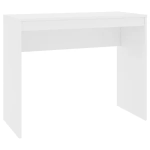 Bureau 90x40x72 cm bewerkt hout wit