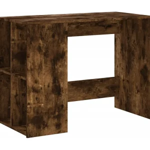Bureau 102x50x75 cm bewerkt hout gerookt eikenkleurig Bureau 102x50x75 cm bewerkt hout gerookt eikenkleurig