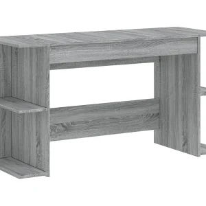 Bureau 140x50x75 cm bewerkt hout grijs sonoma eikenkleurig Bureau 140x50x75 cm bewerkt hout grijs sonoma eikenkleurig