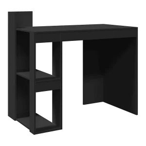 Bureau 103,5×56,5×94 cm bewerkt hout zwart Bureau 103,5×56,5×94 cm bewerkt hout zwart