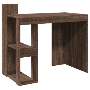 Bureau 103,5×56,5×94 cm bewerkt hout bruin eikenkleurig Bureau 103,5×56,5×94 cm bewerkt hout bruin eikenkleurig