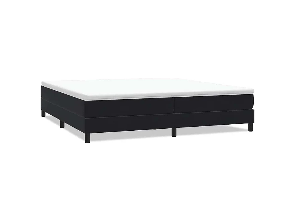 Boxspringbed zonder matras 200x210 cm fluweel zwart