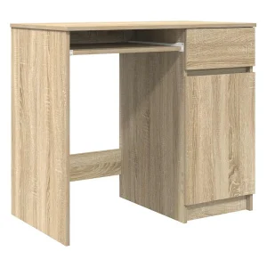 Bureau 86x49x76 cm spaanplaat sonoma eikenkleurig