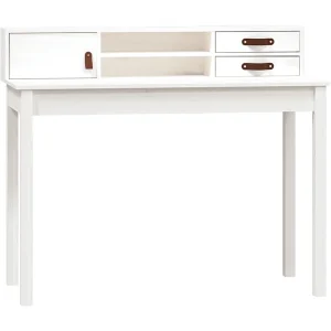 Bureau 110x50x93 cm massief grenenhout wit Bureau 110x50x93 cm massief grenenhout wit