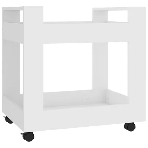 Bureaukastje 60x45x60 cm bewerkt hout wit Bureaukastje 60x45x60 cm bewerkt hout wit