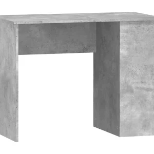 Bureau 100x55x75 cm bewerkt hout betongrijs Bureau 100x55x75 cm bewerkt hout betongrijs