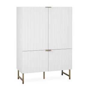Buffet Hoog 4 Deuren L100 x H142 cm – GLASGOW Buffet Hoog 4 Deuren L100 x H142 cm – GLASGOW
