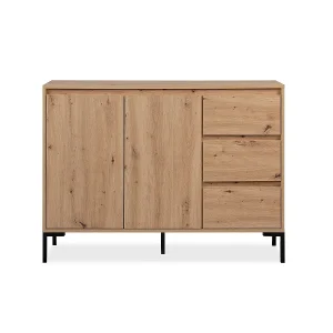 Buffet 2 deuren 3 laden en 1 plank L120 cm – PLOCK