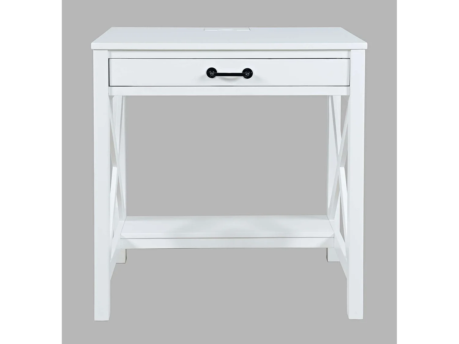 Bureau 76x79x51 cm wit Avola av2025-30w