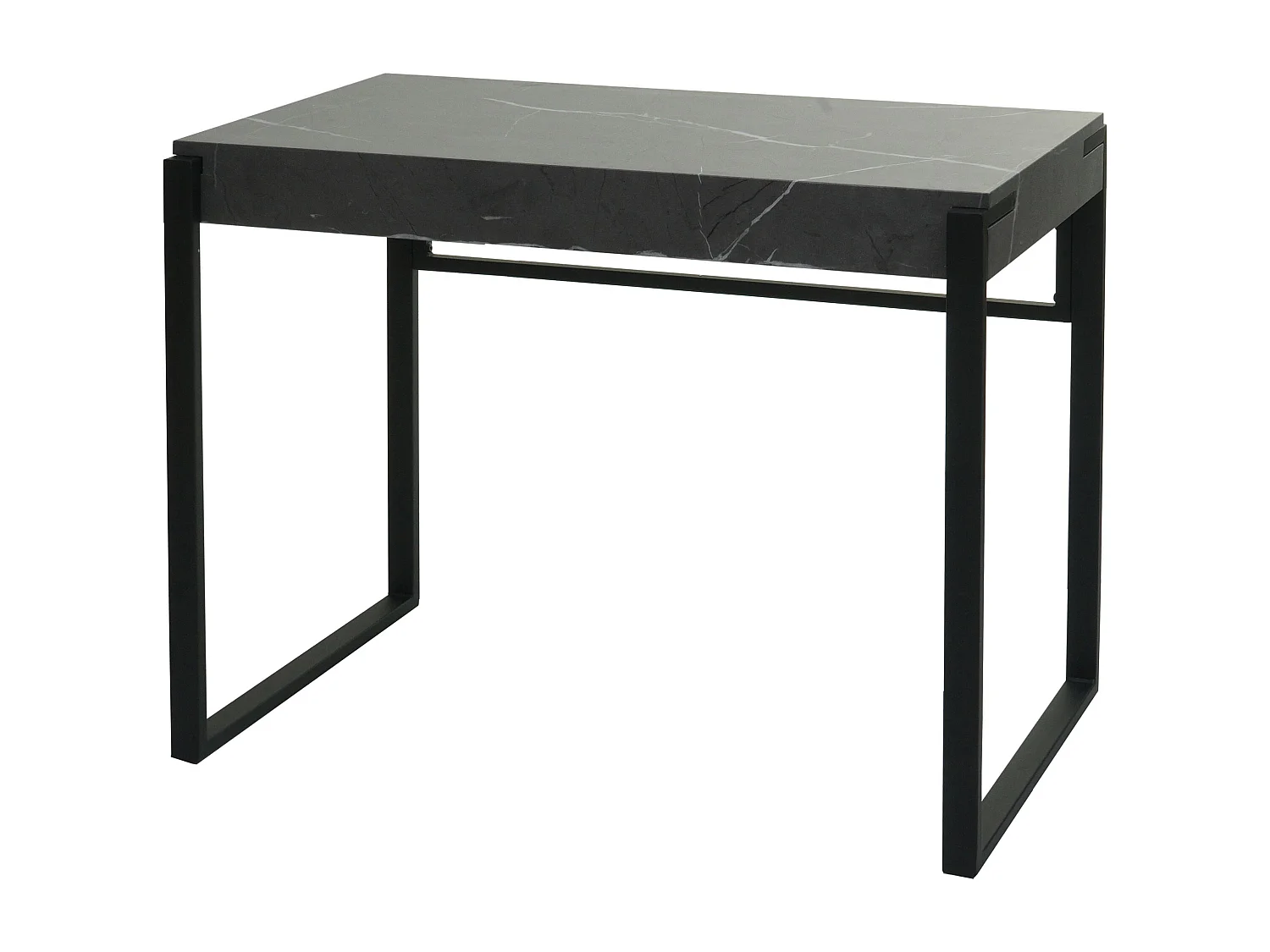 Bureau MCW-L53, marmer-look grijs