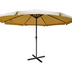 Carpi Pro parasol Ø5m, crème zonder voet Carpi Pro parasol Ø5m, crème zonder voet